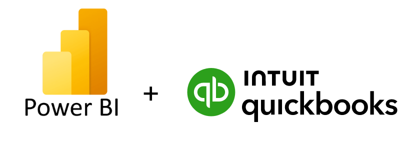 Power BI and Quickbooks Online logo